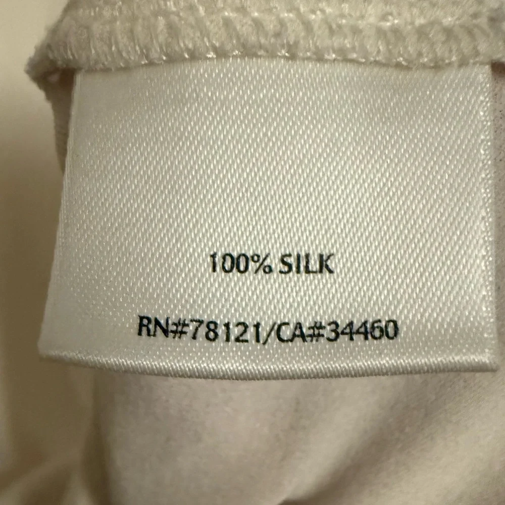 Eileen Fisher Cream Blouse size 1x scoop neck - Picture 3 of 3